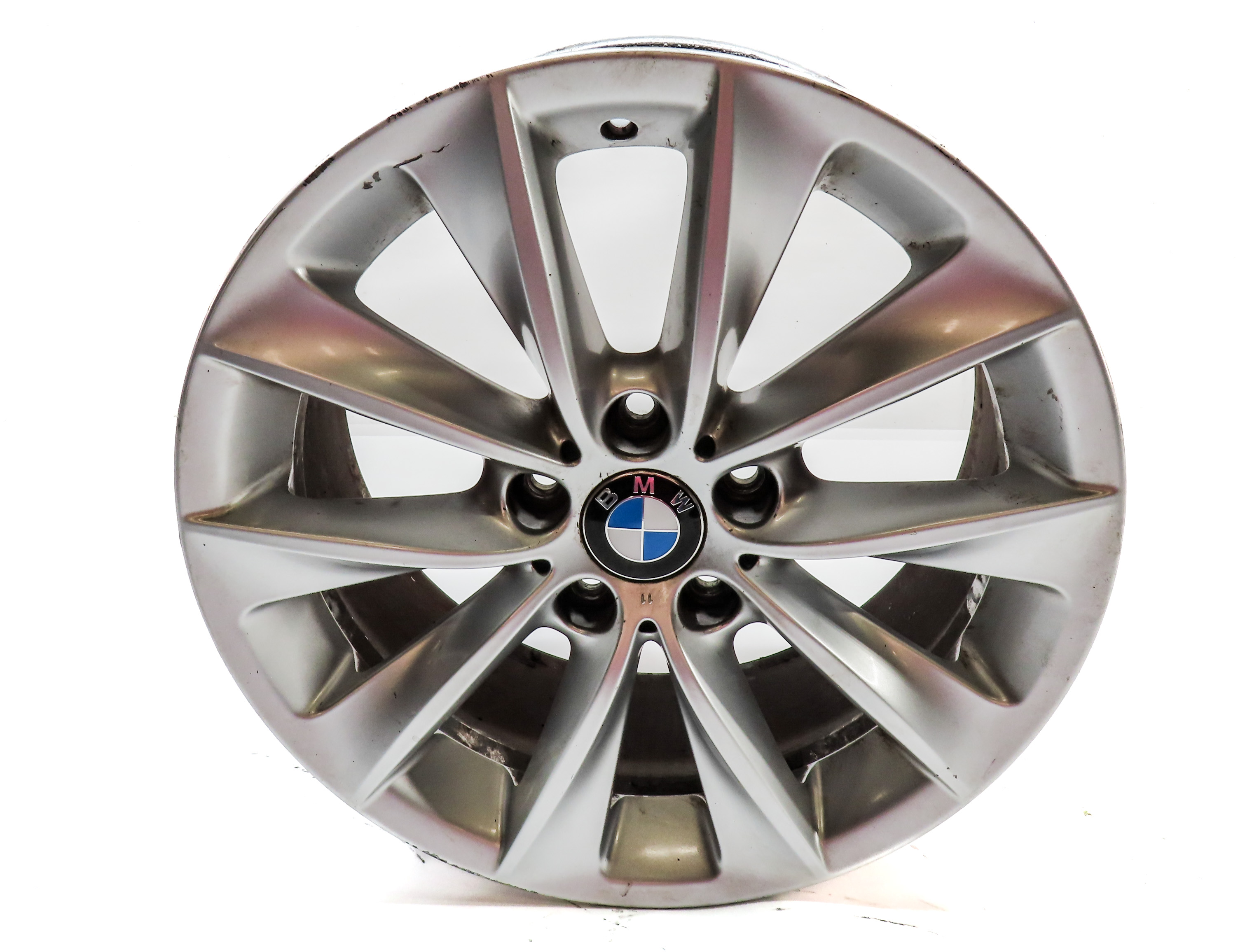 2011-2018 BMW X3 X4 (F25 F26) 18x8 ALUMINUM ALLOY 5 DOUBLE 10 SPOKE WHEEL RIM — exact item pictured